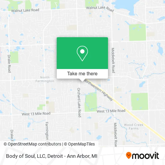 Body of Soul, LLC map