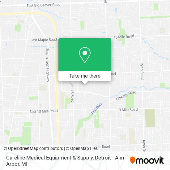 Carelinc Medical Equipment & Supply map