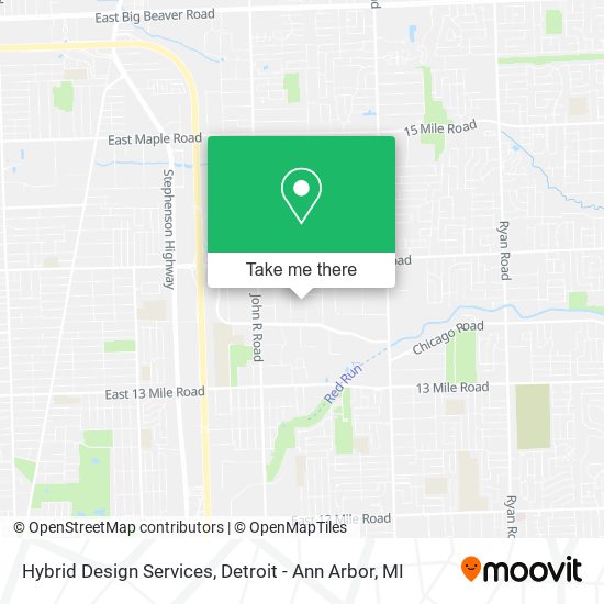 Mapa de Hybrid Design Services