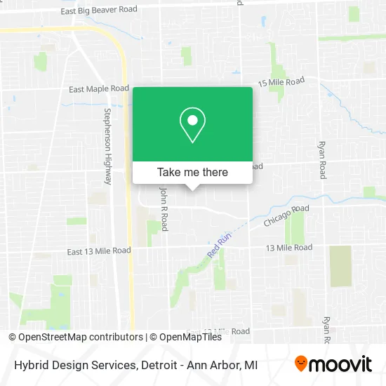 Mapa de Hybrid Design Services