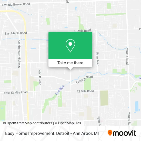 Mapa de Easy Home Improvement