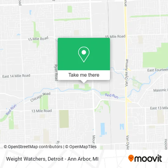 Mapa de Weight Watchers