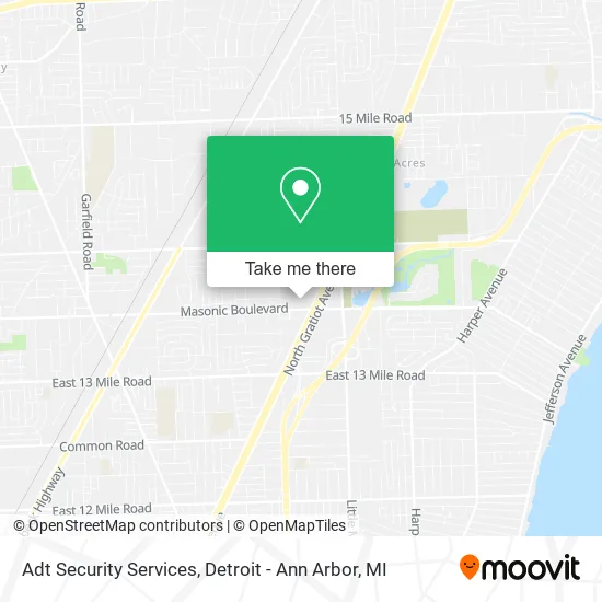 Adt Security Services map