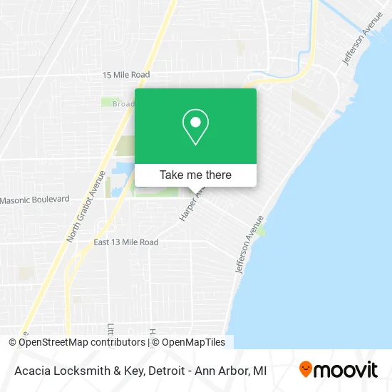 Mapa de Acacia Locksmith & Key