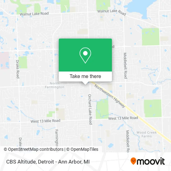 CBS Altitude map