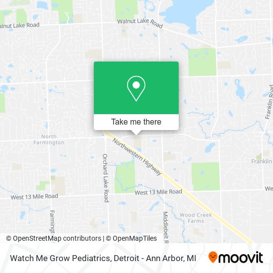 Watch Me Grow Pediatrics map