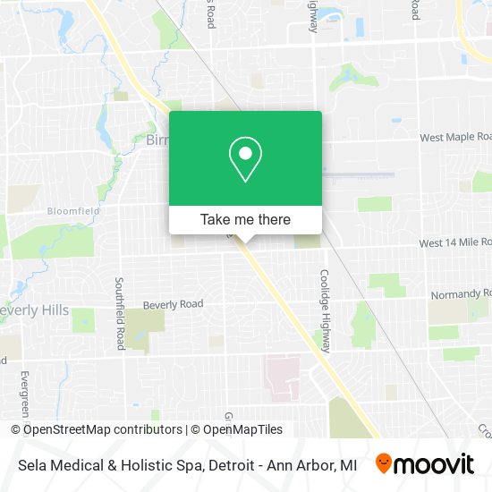 Sela Medical & Holistic Spa map