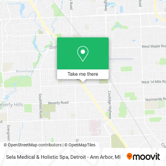 Sela Medical & Holistic Spa map