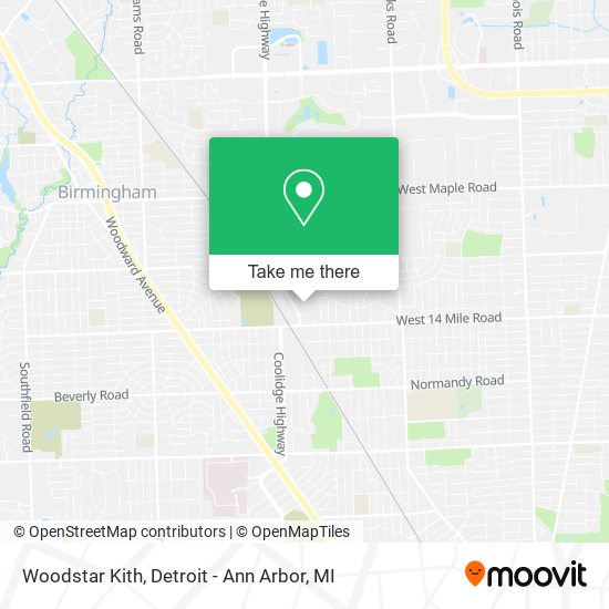 Mapa de Woodstar Kith
