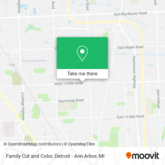 Family Cut and Color map