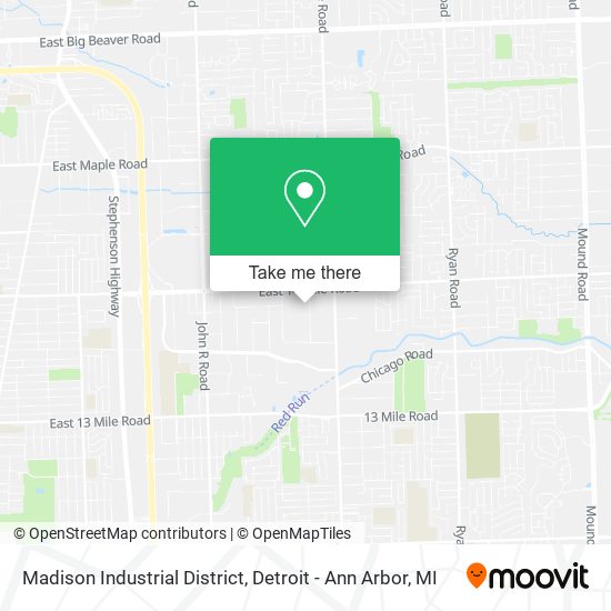 Mapa de Madison Industrial District