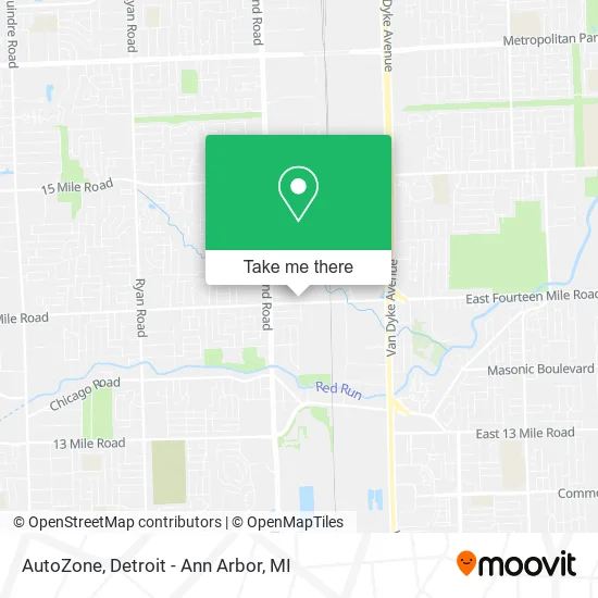 AutoZone map