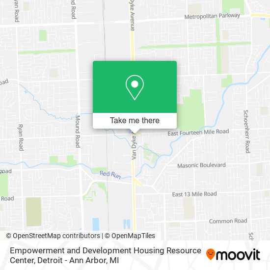 Empowerment and Development Housing Resource Center map