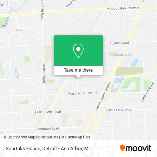 Mapa de Spartaks House
