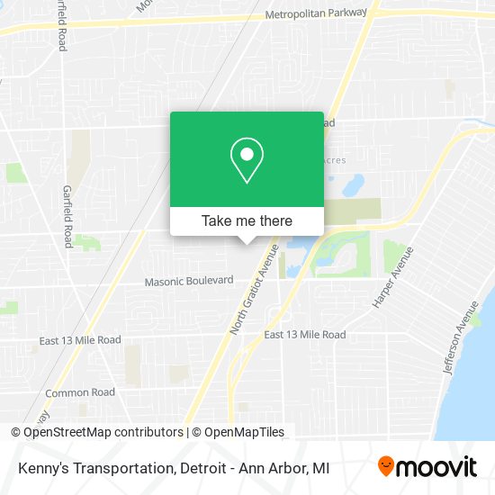 Mapa de Kenny's Transportation