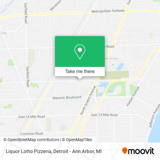 Mapa de Liquor Lotto Pizzeria