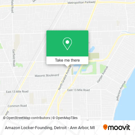 Amazon Locker-Founding map