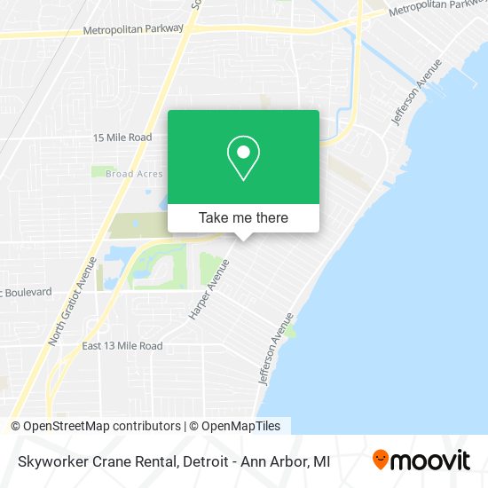 Mapa de Skyworker Crane Rental