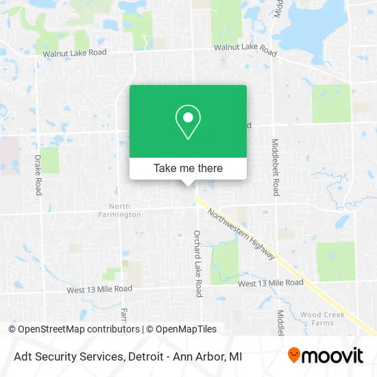 Adt Security Services map