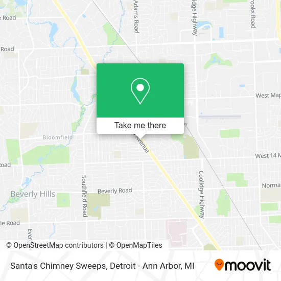 Santa's Chimney Sweeps map