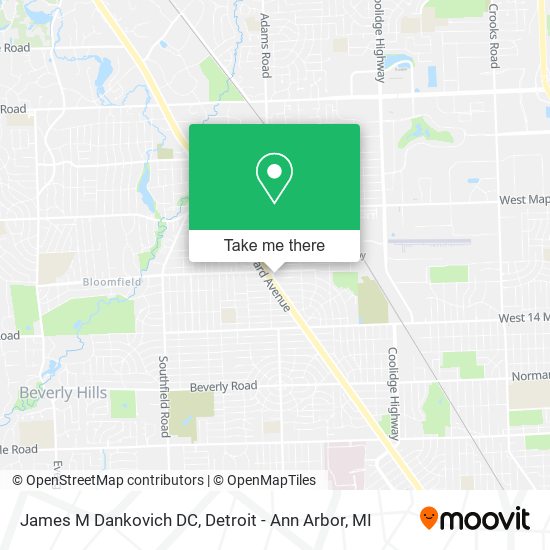 James M Dankovich DC map
