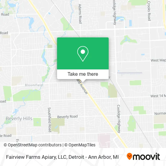 Fairview Farms Apiary, LLC map