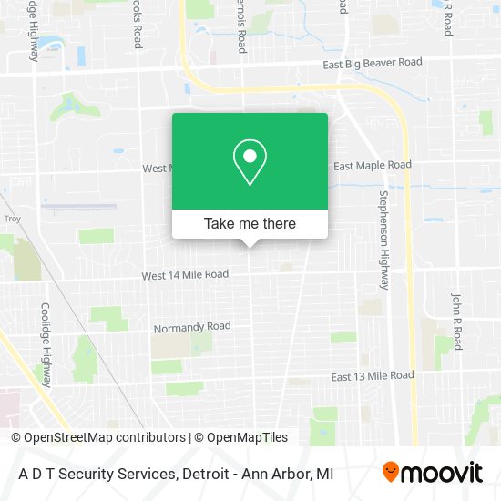 Mapa de A D T Security Services