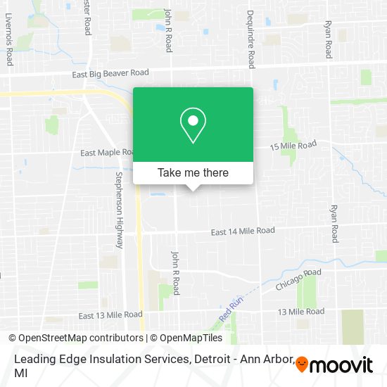 Leading Edge Insulation Services map