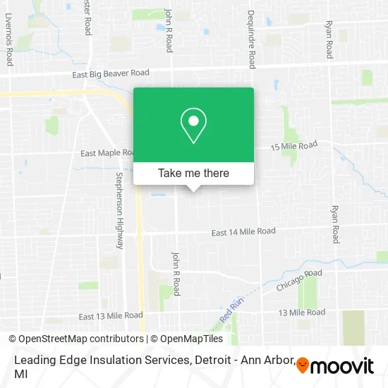 Leading Edge Insulation Services map