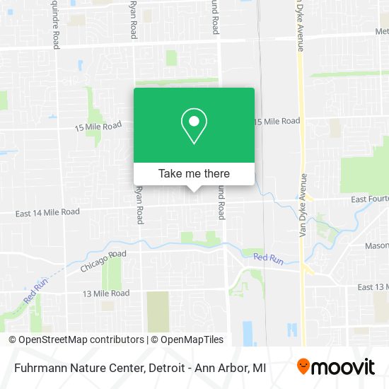 Fuhrmann Nature Center map