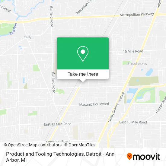 Product and Tooling Technologies map