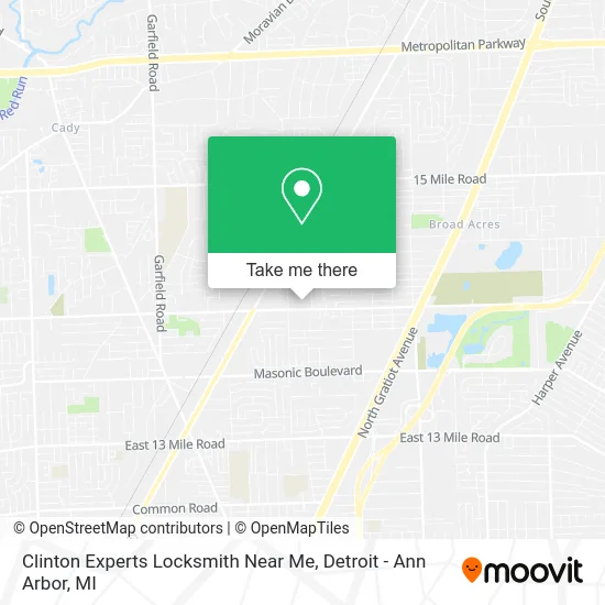 Clinton Experts Locksmith Near Me map