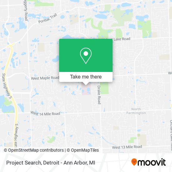 Project Search map