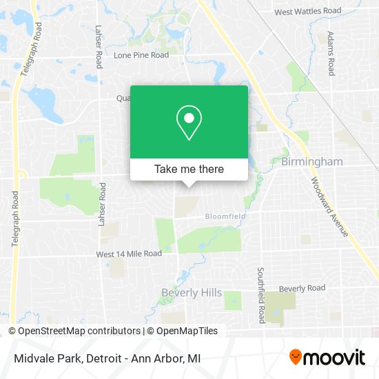 Mapa de Midvale Park