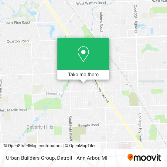 Urban Builders Group map