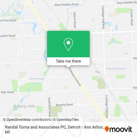Randal Toma and Associates PC map