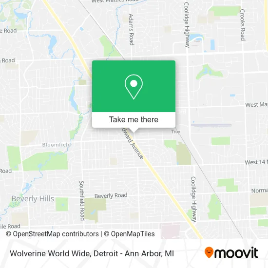 Wolverine World Wide map