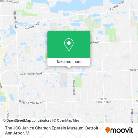 The JCC Janice Charach Epstein Museum map