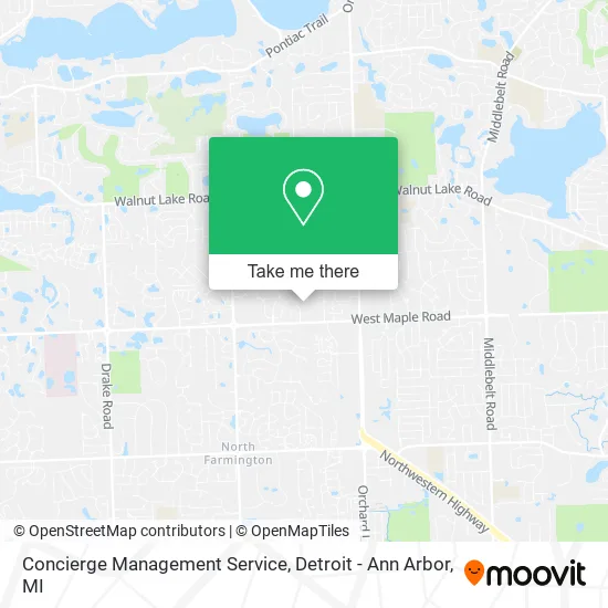 Concierge Management Service map