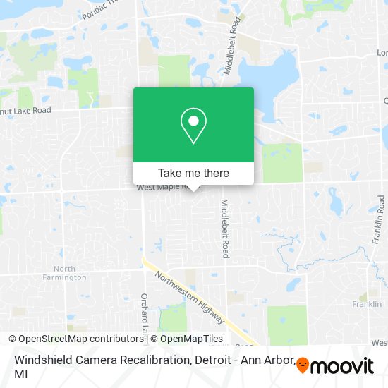 Windshield Camera Recalibration map