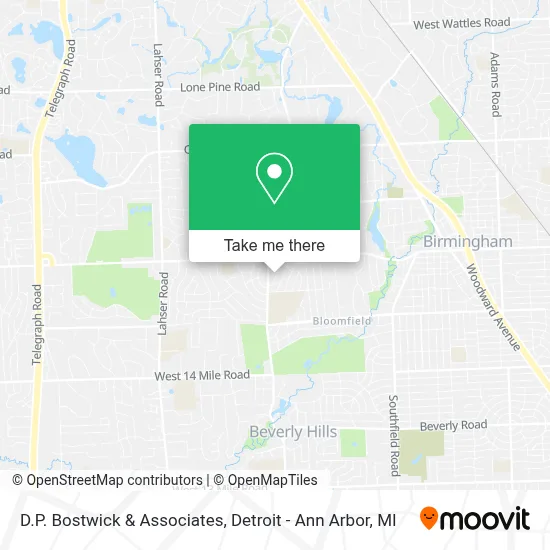 D.P. Bostwick & Associates map