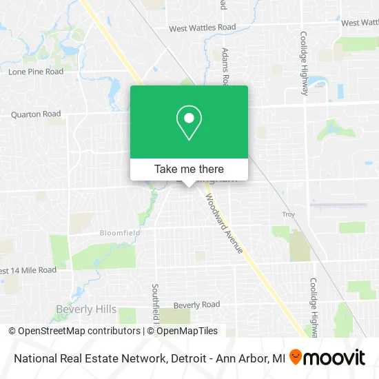 National Real Estate Network map