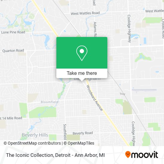 The Iconic Collection map