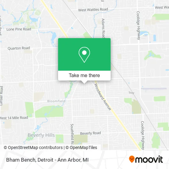 Mapa de Bham Bench