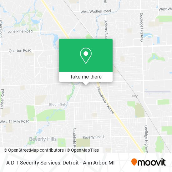 Mapa de A D T Security Services