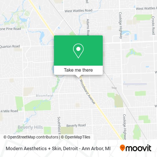 Modern Aesthetics + Skin map