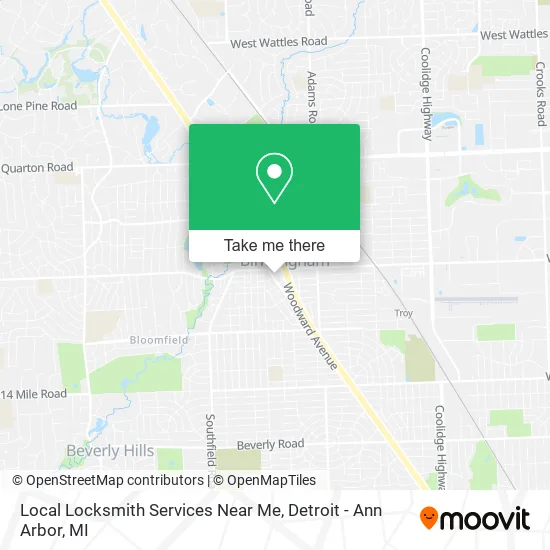 Local Locksmith Services Near Me map