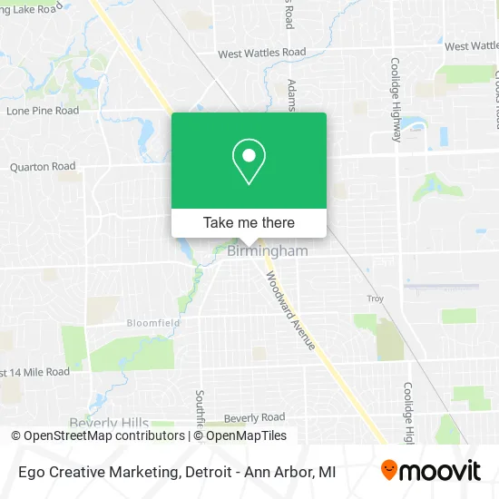 Ego Creative Marketing map