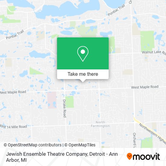 Mapa de Jewish Ensemble Theatre Company