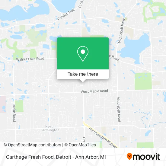 Carthage Fresh Food map